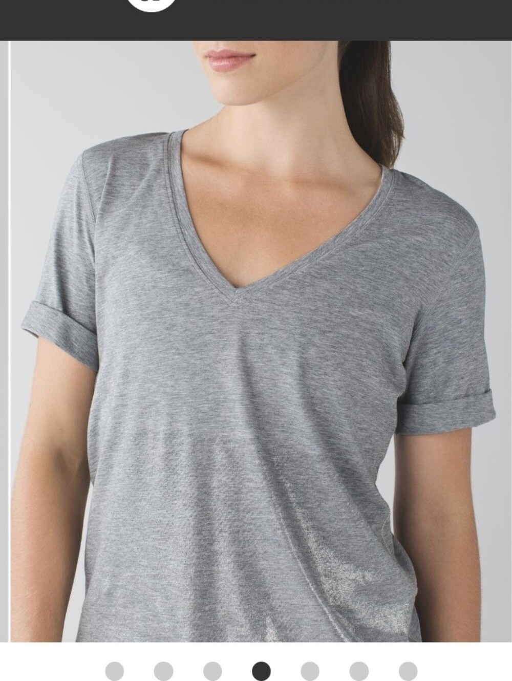 Lululemon Love Tee II Heathered Medium Grey (Silver)
